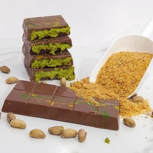 Dubai Style Schokolade Pistazien 210 g - Handgefertigt von Belgien-Schokolade - Bild 1 von 5