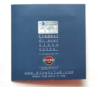 Software CD Rom Club Net by Diners Club - Tin it - Internet Vintage Retro' - Immagine 1 di 3