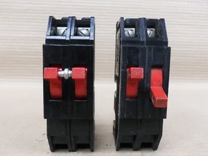 Zinsco QC 2 Pole QC220 20 Amp 120/240v Circuit Breaker RED HANDLE - Picture 1 of 2