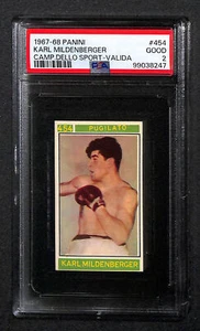Karl Mildenberger Panini 1967 Camp Dello Sport Valida #454 PSA 2 - Picture 1 of 1