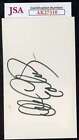 Dale Earnhardt JSA Coa Signed 3x5 Index Card Autograph