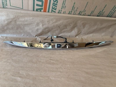 07-13 Infiniti G35 G37 Rear Chrome Trunk Trim Molding W/ Camera 84810 JK660 - Image 1 of 4