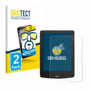 2x Display Schutz Folie für inkBOOK Calypso Plus Zubehör Transparent - Bild 1 von 6