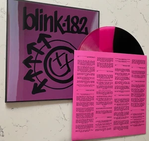 Blink 182 - One More Time - Lenticular Pink Black Split Vinyl Blood Records - Picture 1 of 2