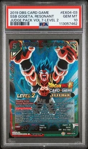 Dragon Ball Super | SSB Gogeta, Resonant Explosion | Judge 2 | EX04-03 | PSA 10 - Picture 1 of 2