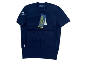 Polo Ralph Lauren Damen US Open Kurzarm Blau Pullover Größe XXL 2XL Neu mit Etikett Selten - Bild 1 von 5