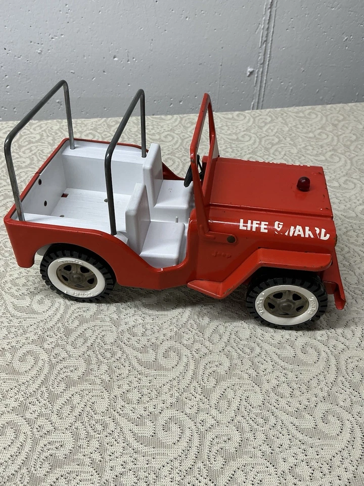 Vintage 1960 Press Steel Tonka Lifeguard Jeep. - Image 1 of 4
