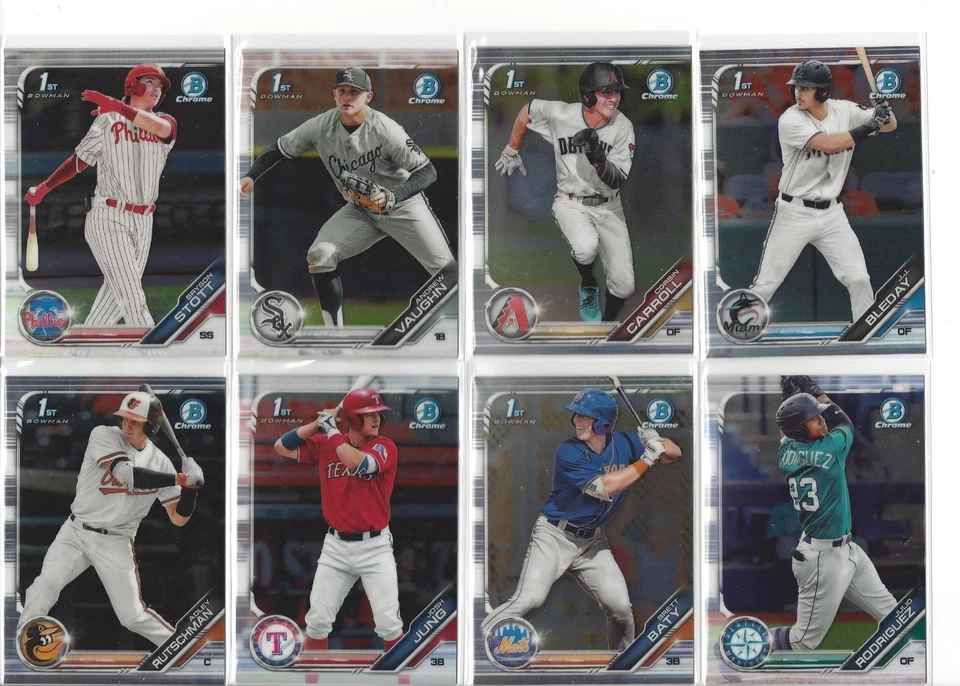 2019 Bowman Chrome Draft Baseball - COMPLETE YOUR SET - Pick Your Favorites - Image 1 of 1