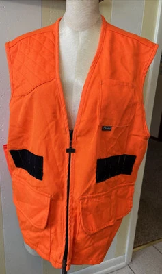 Chaleco de Caza Paredes Desmontable Juego Bolsillo Grande NARANJA Foto 1 de 4