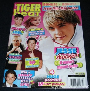 Tiger Beat Magazine July 2005 Simple Plan Good Charlotte Chad Jesse McCartney - Picture 1 of 5