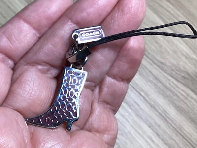 COACH SHOE CHARM CELL PHONE BAG CHARM CAMERA LANYARD - Image 1 of 3
