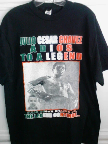 Julio Cesar Chave Adios to a Legend Delta Black Size L T Shirt Cover