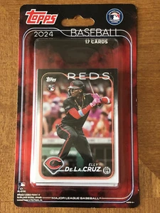 💥⚾️2024 Topps Series 1 Reds Team Set w Elly De La Cruz RC on top RARE VG⚾️💥 - Picture 1 of 2