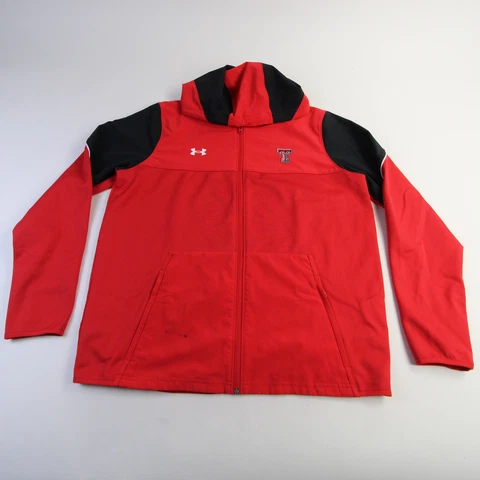 Texas Tech Red Raiders Under Armour Jacket Men's Red/Black Used Cover