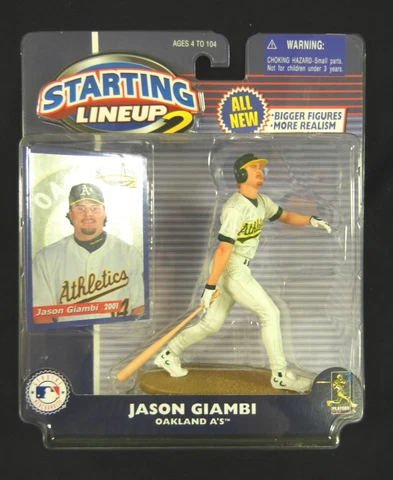 American League MVP Jason Giambi 2001 SLU Oakland A's Uniform : New York Yankees Cover