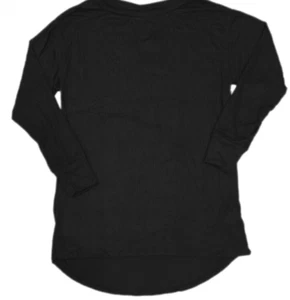 NWT Lularoe Nora Size Large Boat Neck Top Solid Black Knit Top - Picture 1 of 2