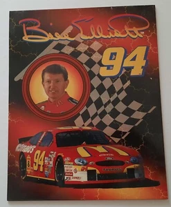 Vintage 1998 Folder Bill Elliott McDonalds Coca Cola Ford Taurus Nascar - Picture 1 of 3