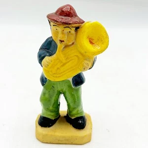 Figura de hombre tocando tuba de Japón ocupado - Imagen 1 de 7
