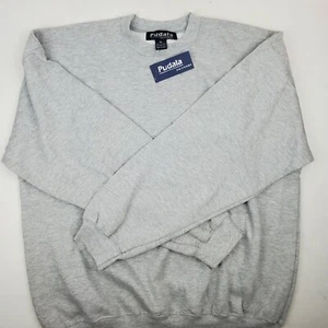 Maglione Pudala grigio manica lunga bianco taglia XL poli/cotone nuovo - Foto 1 di 7