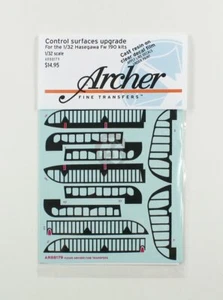 Archer 1/32 Control Surface Corrections / Upgrade Fw 190 (for Hasegawa) AR88179 - Picture 1 of 1