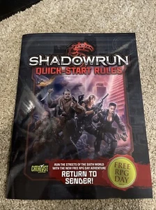 Shadowrun RETURN TO SENDER Battletech A TIME OF WAR QUICKSTART 2015 Free RPG Day - Picture 1 of 2