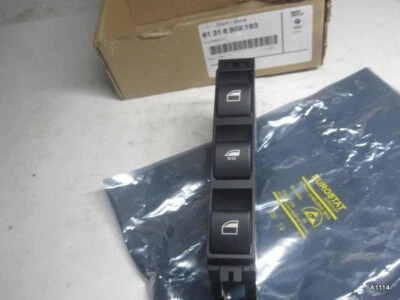 Interruptor de ventana de consola central del conductor genuino BMW 2001-2006 M3 2002-06 330Ci 325Ci Foto 1 de 4