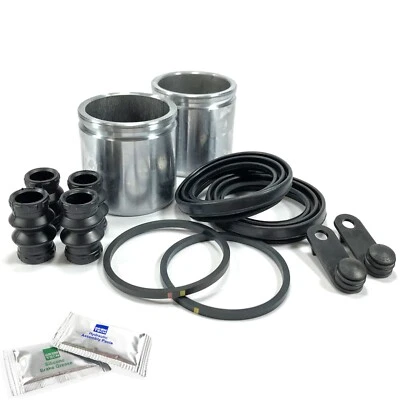 2x FRONT BRAKE CALIPER REPAIR KIT PISTON FIT: NISSAN NOTE E11 06-13 BCR0033GX2 - Image 1 of 3