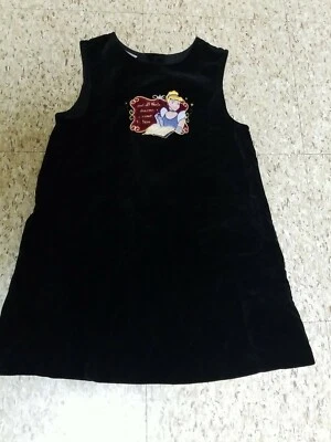 Винтажное платье Золушки из магазина Disney размер 6/6x для малышей/детей черное - Изображение 1 из 4