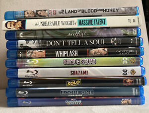 Blu-ray Movie Lot Very Good Condition Action Drama Superheroes Star Wars