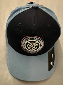 NYCFC FOOTBALL HAT ADIDAS LG/XL STRUCTURE FLEX CAP MLS CUP SOCCER YANKEE STADIUM - Picture 1 of 6