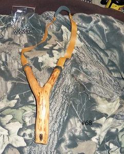 Hand-crafted wooden slingshot catapult. Buckthorn. Signed. Includes 3M glasses! - Picture 1 of 3
