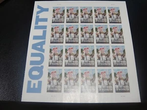 Hoja de 20 estampillas Forever MNH XF Marchers for Freedom 2013 Sc#4804 de Estados Unidos - Imagen 1 de 1