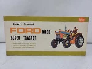 FORD 5000 Super Tractor 1960s Battery Operated Tractor Rare NICE! - Picture 1 of 11
