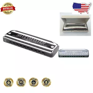 Bluesmaster MR-250 Harmonica - Professional Key C, 10-Hole Diatonic Design - Picture 1 of 4