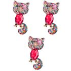  3 Count Fox Brooch Trendy Accessories for Women Women's Clothing