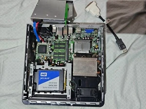 HP dc7900 Ultra Slim Desktop Core 2 Quad Windows 10 Pro Lightscribe 1TB SSD WIFI - Picture 1 of 7