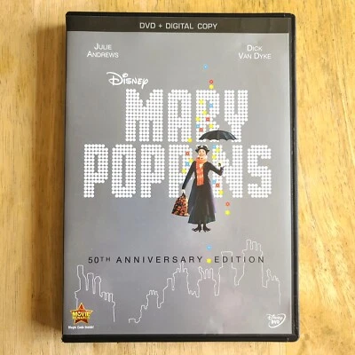 Disney Mary Poppins 50th Anniv Ed (DVD, 2013) 1964 Julie Andrews Dick Van Dyke - Image 1 of 4