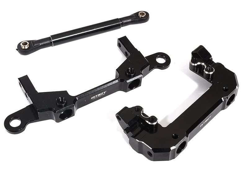 Machined F&R Bumper Mounts w/ Steering Servo Mount & Linkage for Axial SCX10 III - Image 1 of 1