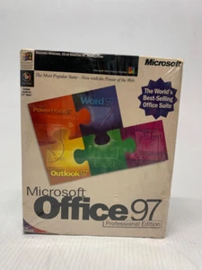 NEU Microsoft Office 97 Professional Edition Bücherregal Big Box KOSTENLOSER VERSAND - Bild 1 von 6