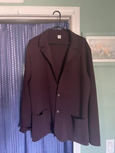 $ 1095 Eleventy Platinum 100 % Wolle Pullover Jacke Herren burgunderrot XL - Bild 1 von 12