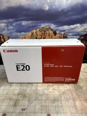 Canon E20 Black Toner Cartridge OEM Sealed for PC 300 400 500 Laser Printer New - Image 1 of 4