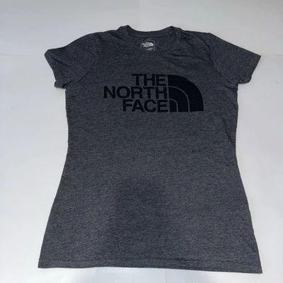 The North Face Shirt Womens Small Dark Gray /Black Short Sleeve  - Изображение 1 из 4