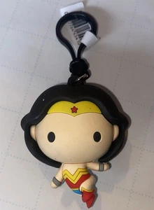 DC Superhero WONDER WOMAN 3D Figural Keyring / Bag Clip Classic 3” - Picture 1 of 5