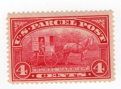 Scott #Q4 Parcel Post 4c Single Stamp - MLH - Image 1 of 2