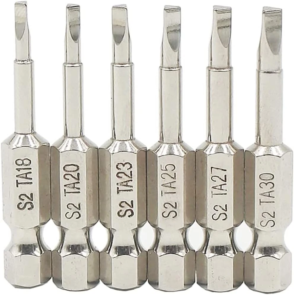 Magnetic Hex Shank Drill Bits Set 5 Sizes 5-Piece Triangle Screwdriver ...