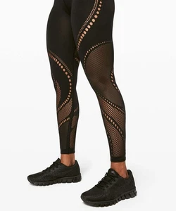 Lululemon X Barrys Reveal Tight Precision 25" Women 8 Black Yoga Training Active - Picture 1 of 16