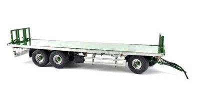 AT-COLLECTION,KROEGER Agroliner PWO 24 green 2+1 axle box trailer, 1/32, AT32... - Image 1 of 2
