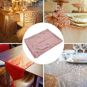 Mantel de Lentejuelas Decorativo Mantel Decoración para Fiesta de Navidad DY9 - Imagen 1 de 10