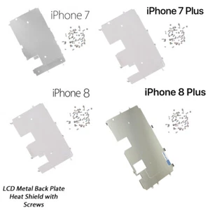 iPhone 7 / 7 Plus / 8 / 8 Plus LCD Mid Metal Back Plate Heat Shield with Screws - Picture 1 of 5
