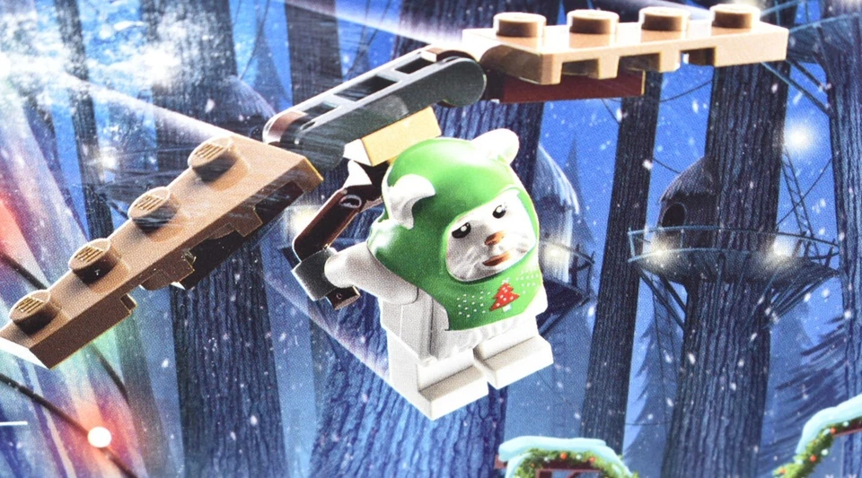 LEGO Star Wars Emperor Palpatine Minifigure Advent Xmas Sweater SW1297 75366